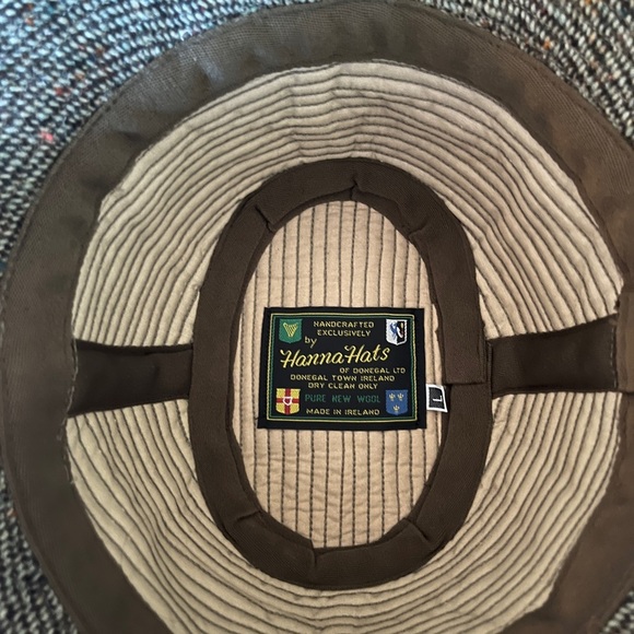 Hanna Tweed Patchwork Walking Hat - size Large - Picture 4 of 5